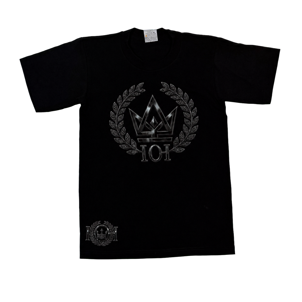 Death Before Dishonor Tee - Black / Black Chrome