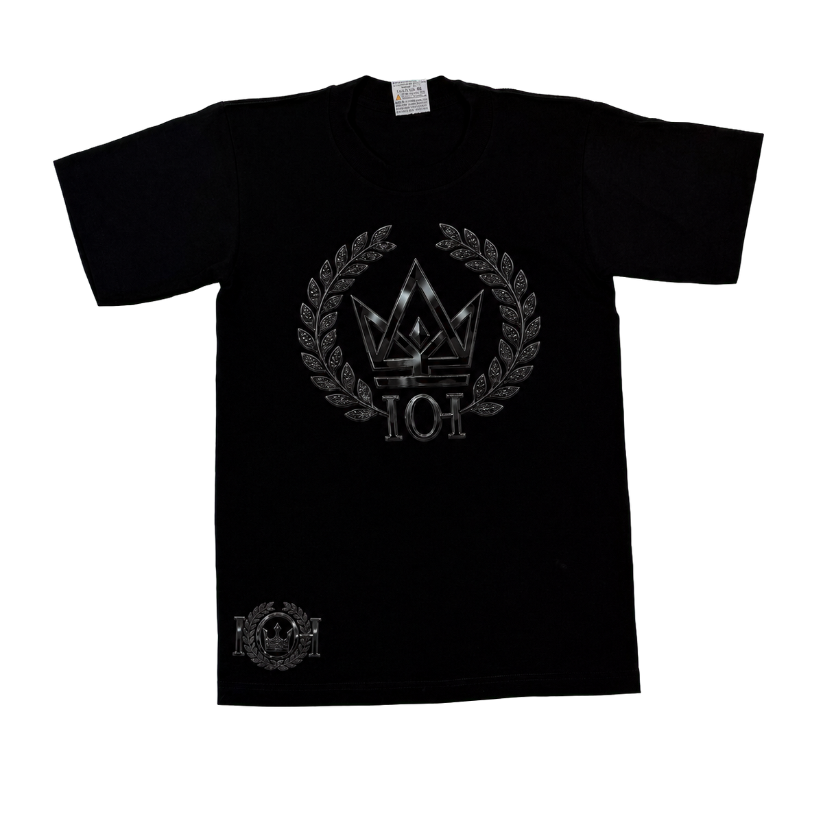 Death Before Dishonor Tee - Black / Black Chrome