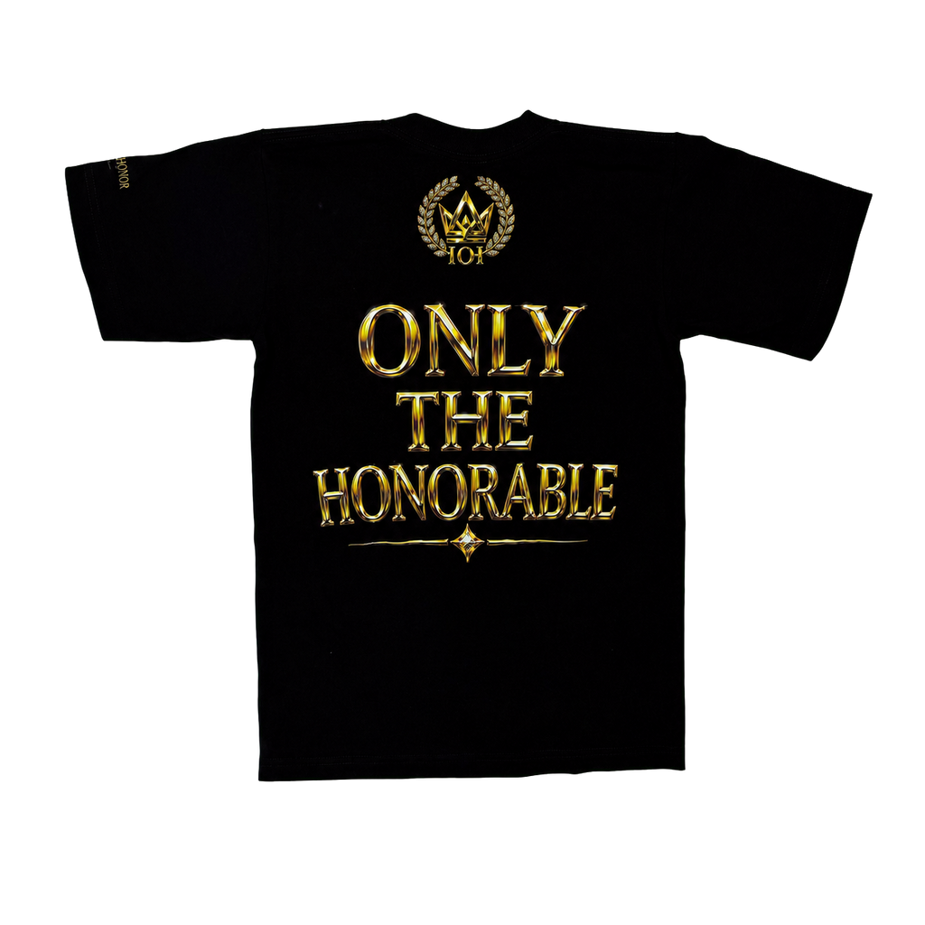 Only The Honorable Tee - Black / Gold