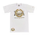 Only The Honorable white gold and platinum tee front